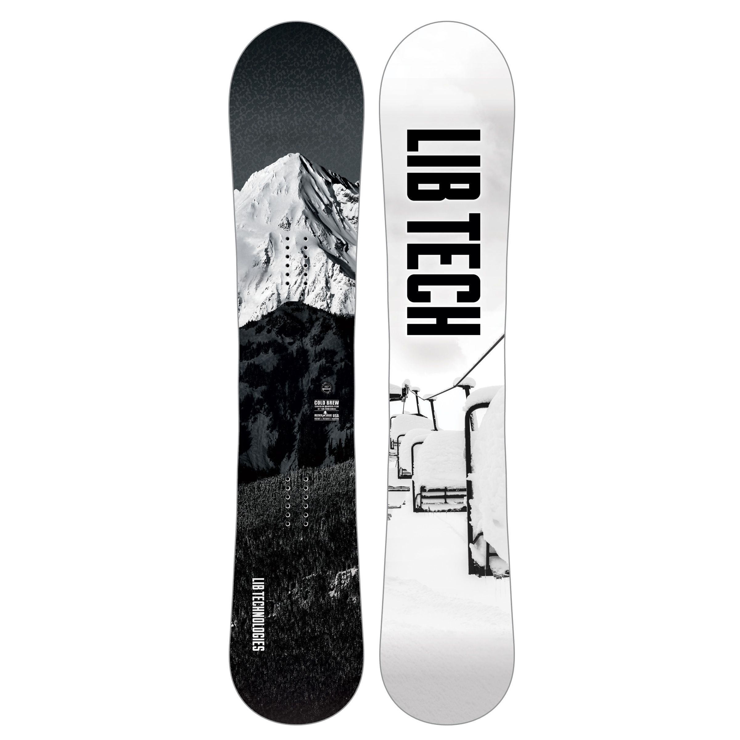 Lib-Tech snowboard Cold Brew 25/26 black-grey Velikost: 158W