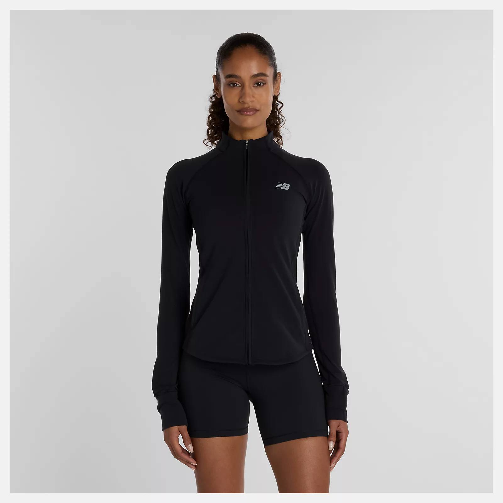 New Balance mikina Harmony Full Zip black Velikost: L