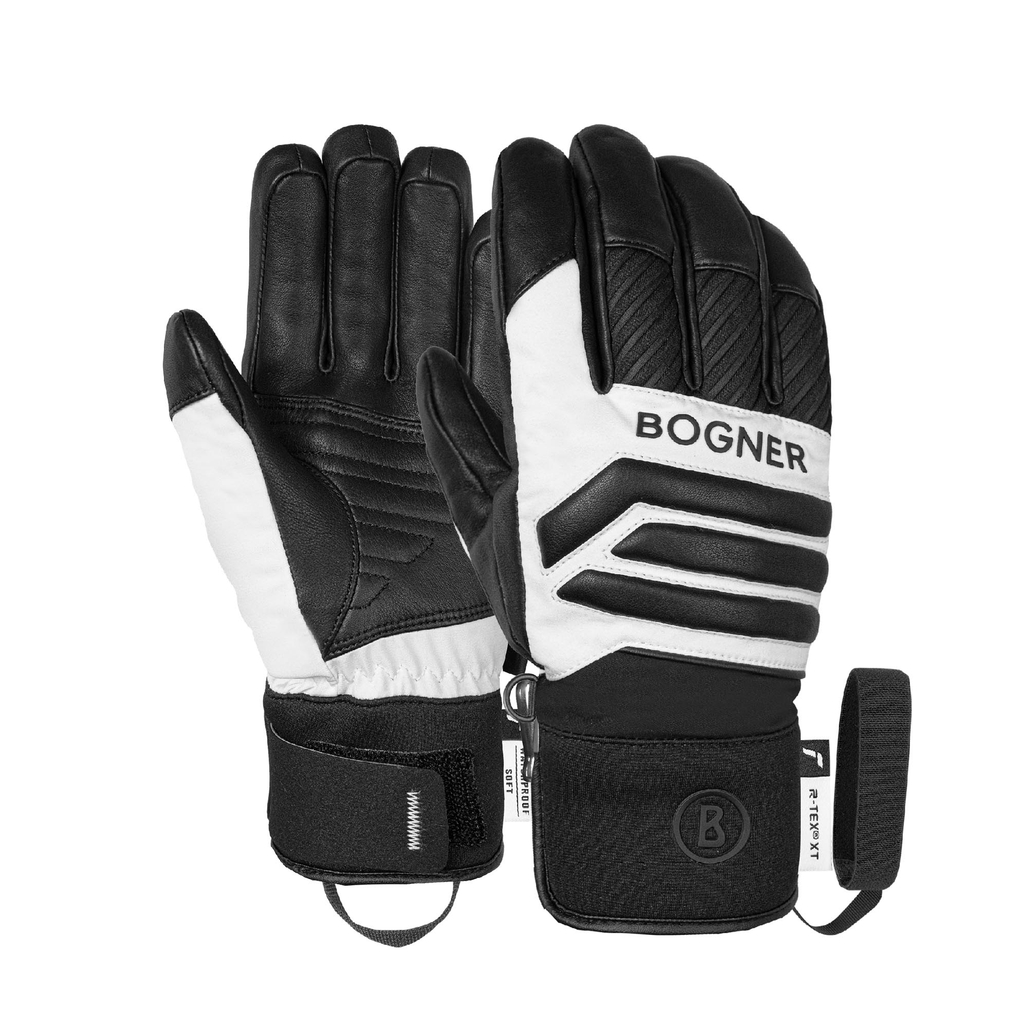 Bogner rukavice Alex R-tex Xt black/off white Velikost: 10.5