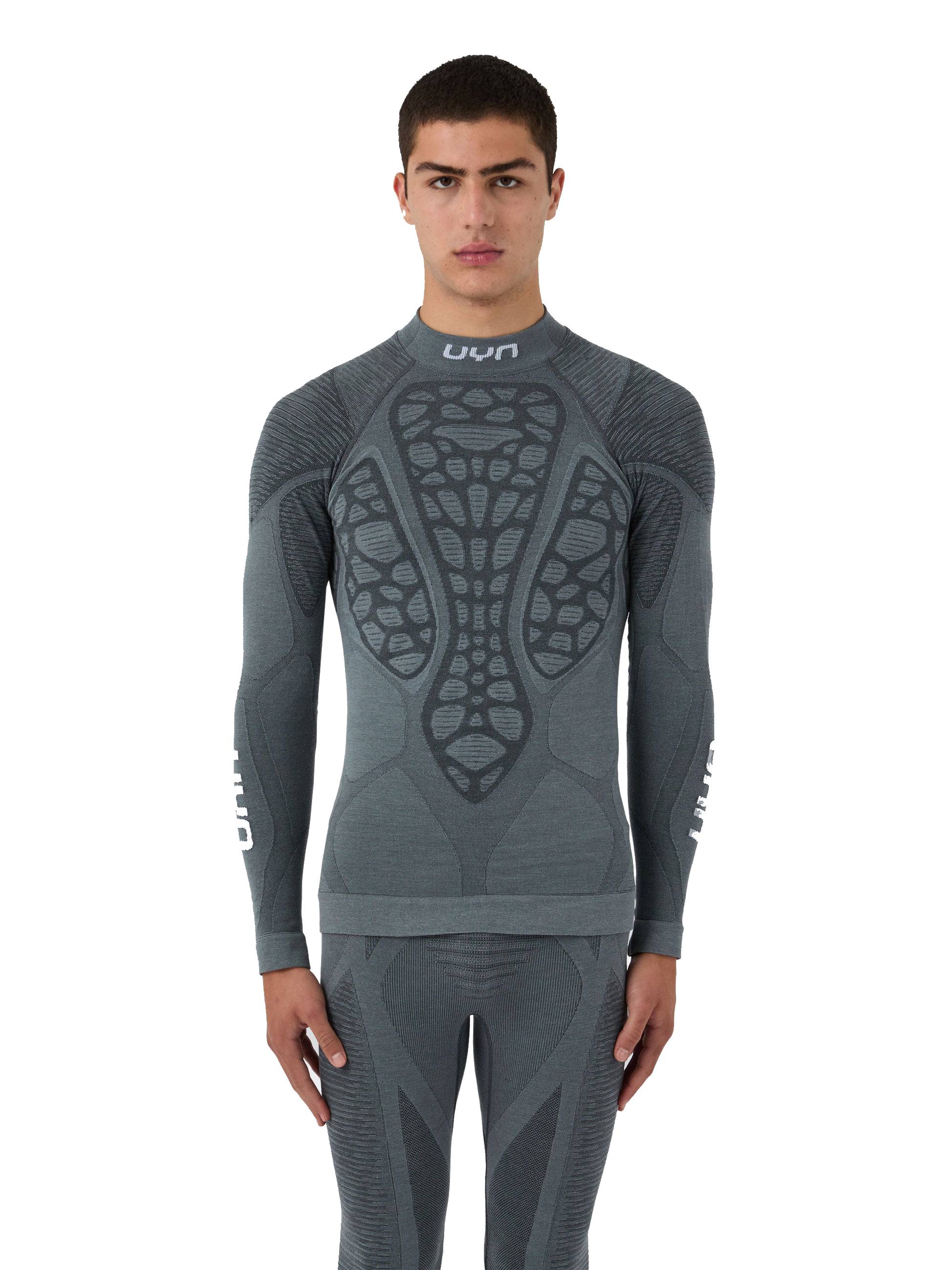 Uyn tričko Elevatyon Biomorph Turtleneck Thermal Jersey LS grey melange Velikost: XXL
