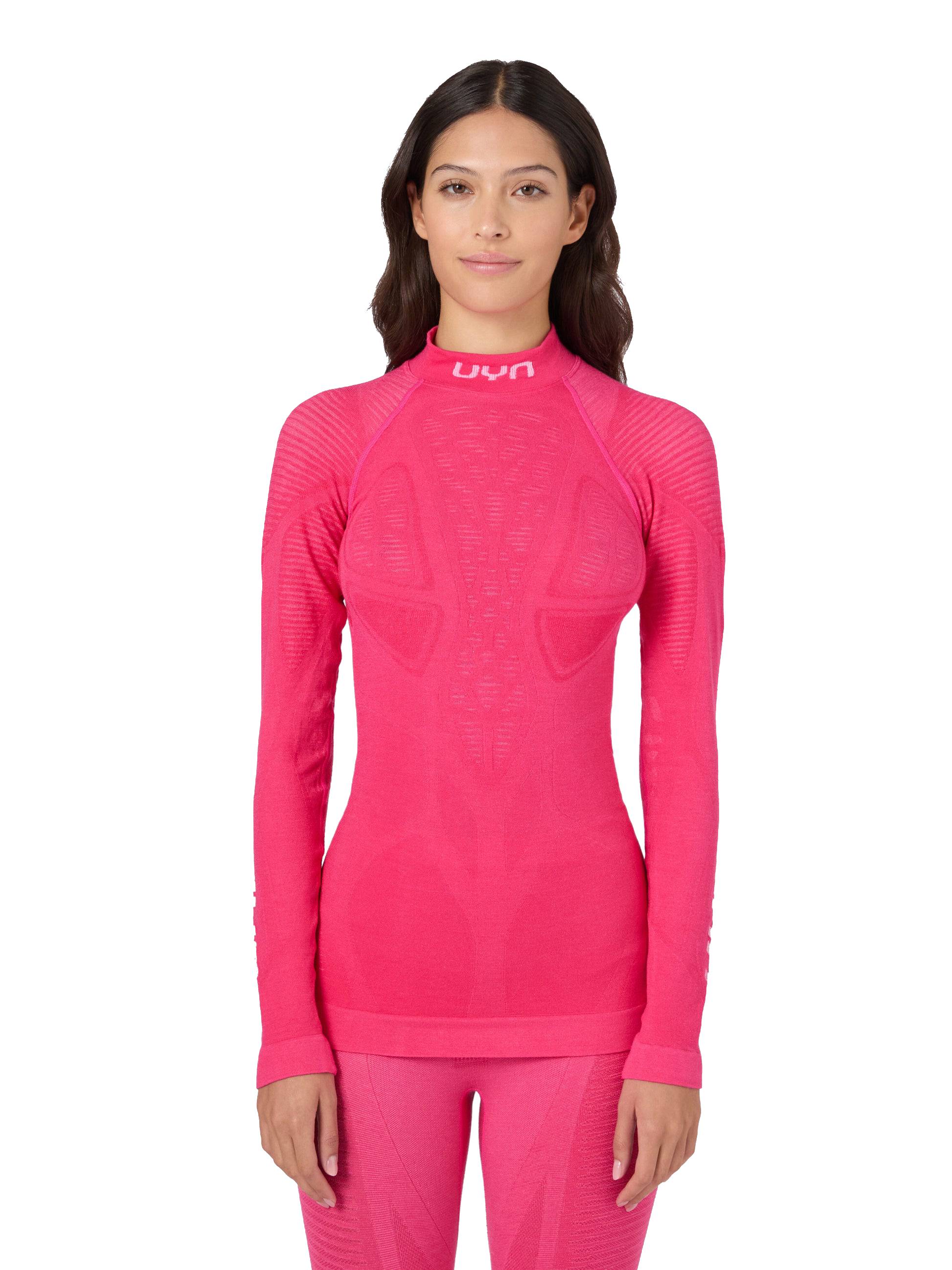 Uyn tričko Elevatyon Biomorph Turtleneck Thermal Jersey W LS pink yarrow Velikost: L-XL