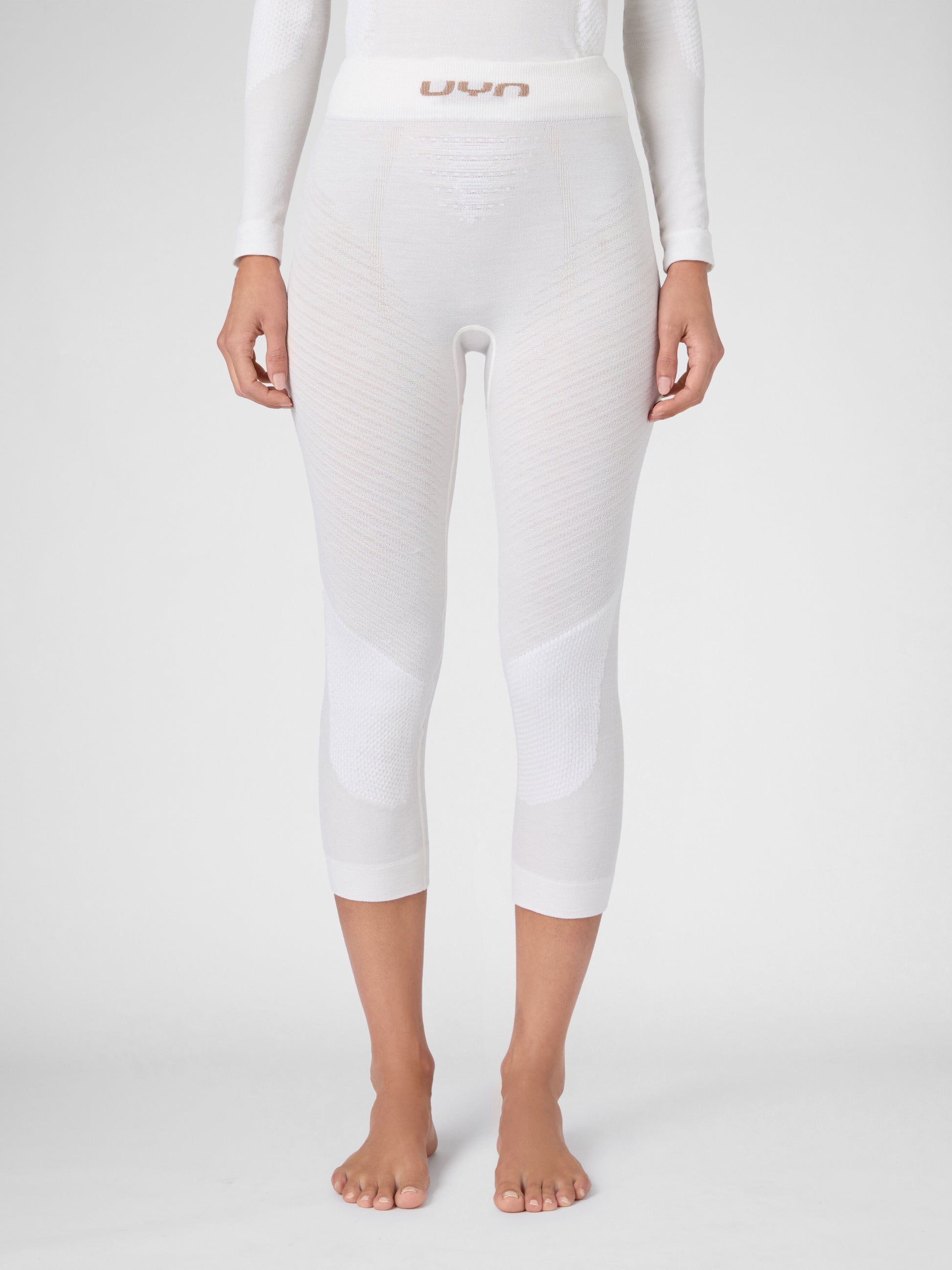 Uyn nohavice Cashmere Biotech 3/4 Thermal Pants W off white Velikost: XS