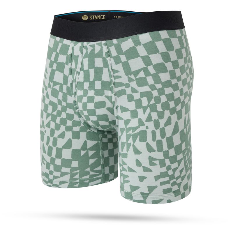 Stance boxerky Check Me Out green Velikost: L