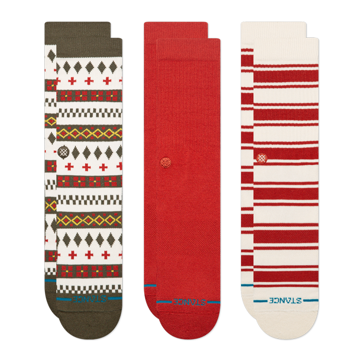 Stance ponožky Cabin Days Crew 3 Pack Velikost: M
