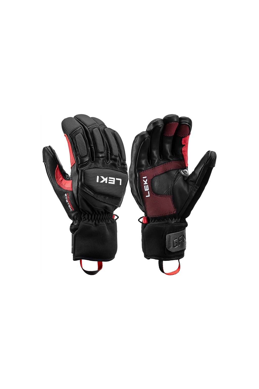 Leki rukavice Griffin Pro 3D black red Velikost: 10