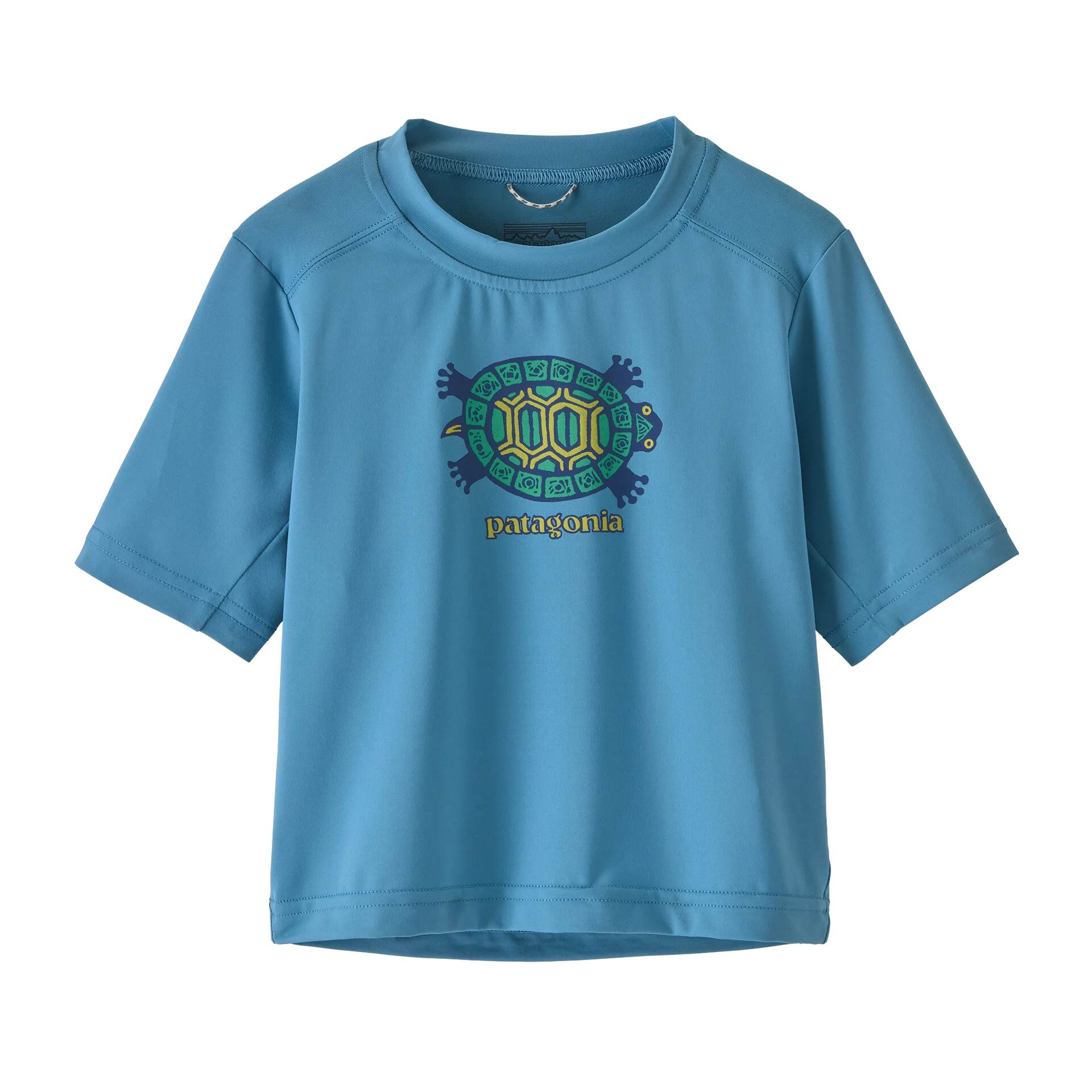 Patagonia tričko Baby Cap SW T-Shirt island turtle shore blue Velikost: 18M