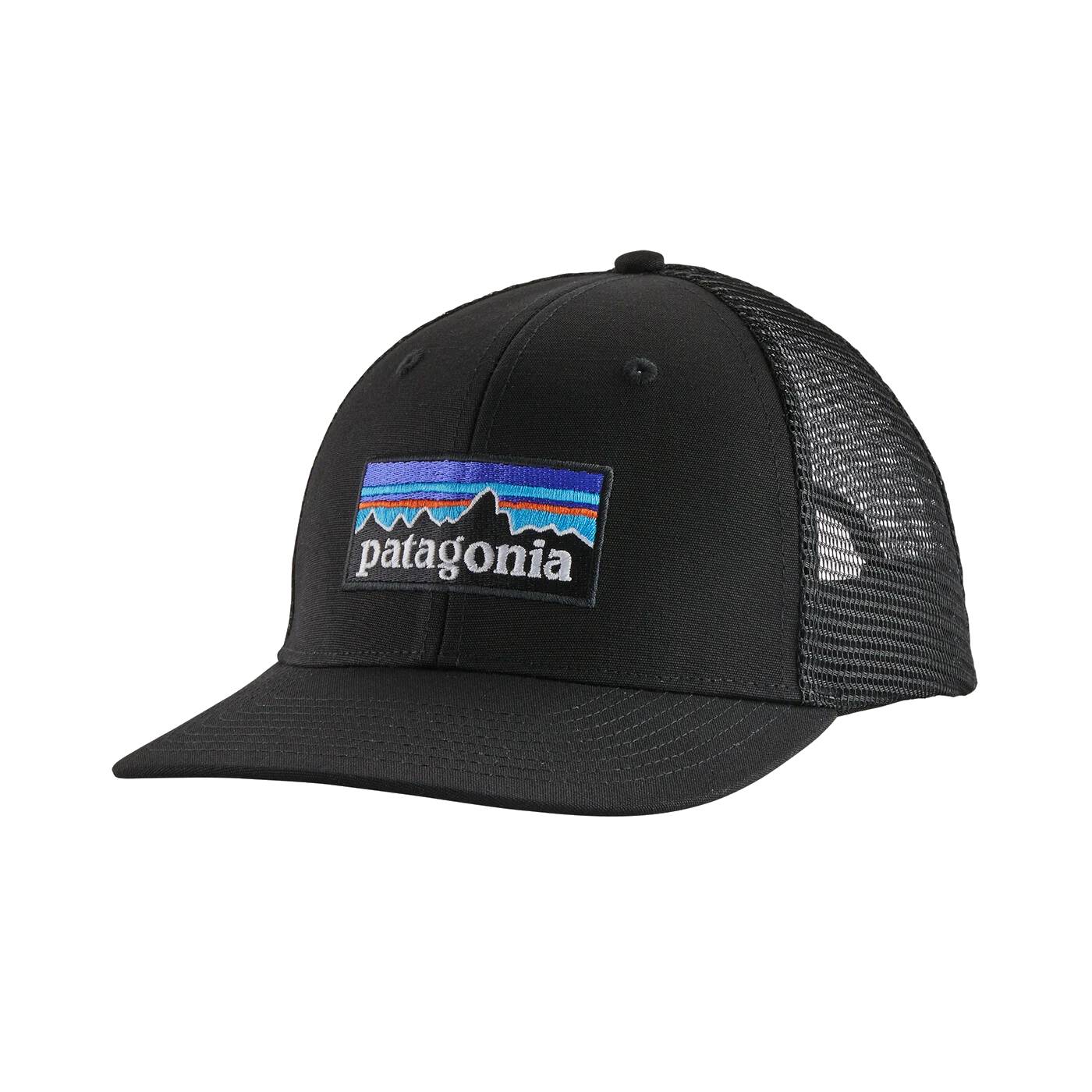 Patagonia šiltovka P-6 Logo LoPro Trucker Hat black Velikost: ALL