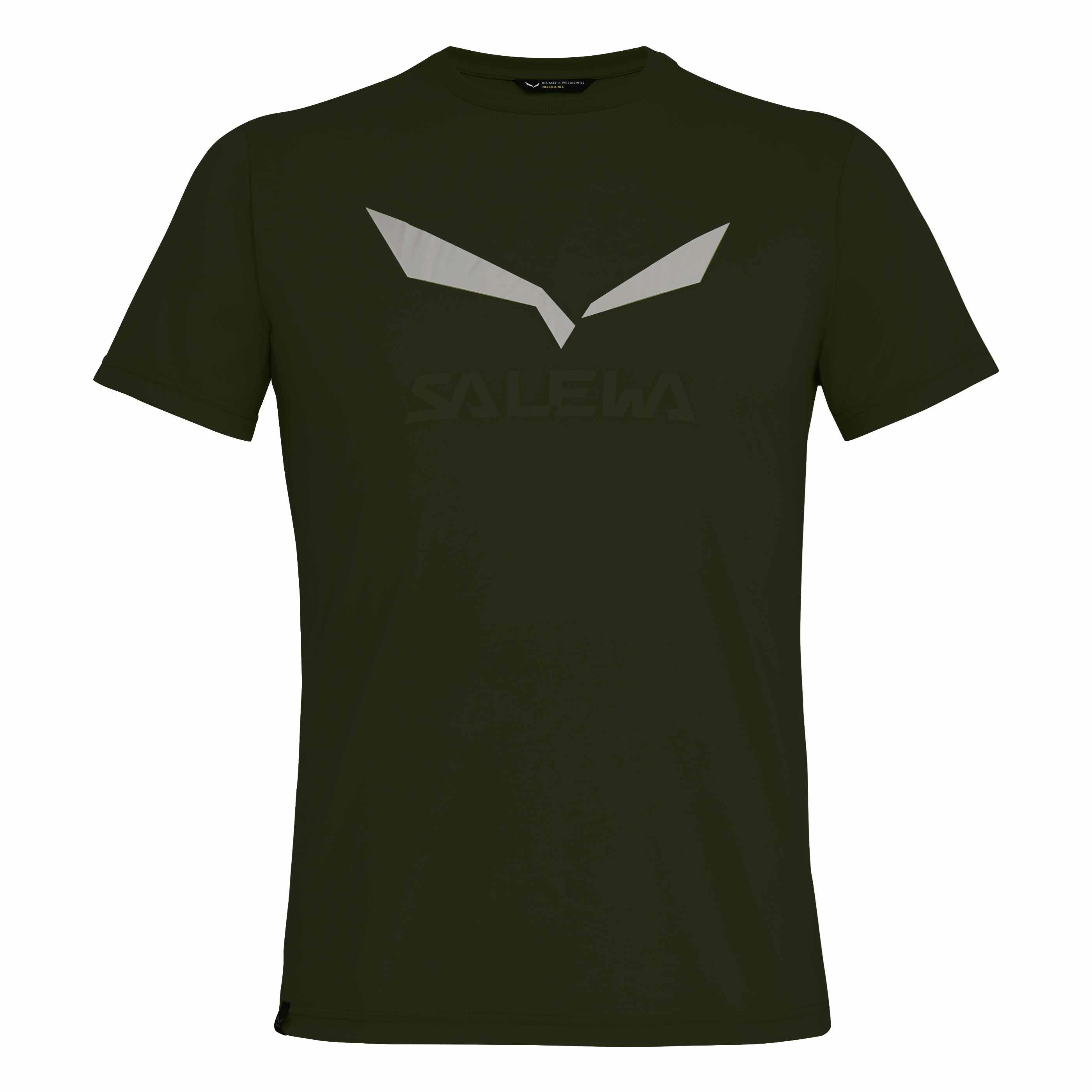 Salewa tričko Solidlogo Dry M T-Shirt dark olive Velikost: L