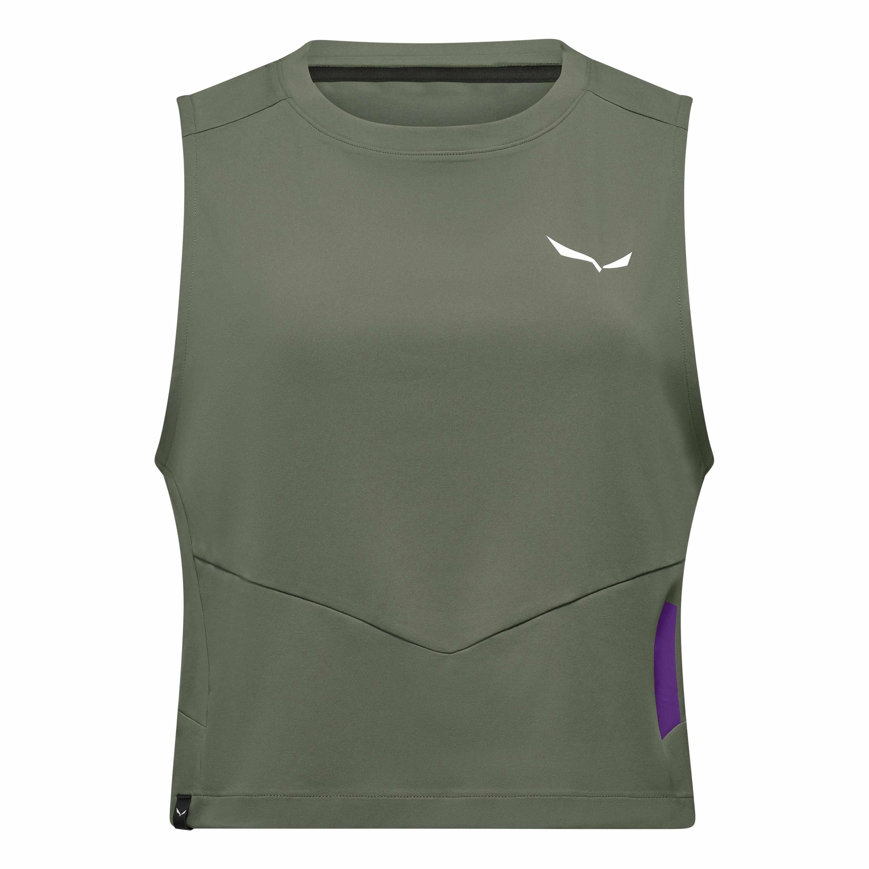 Salewa tričko Pedroc Dry Light Tank W faded green Velikost: 38