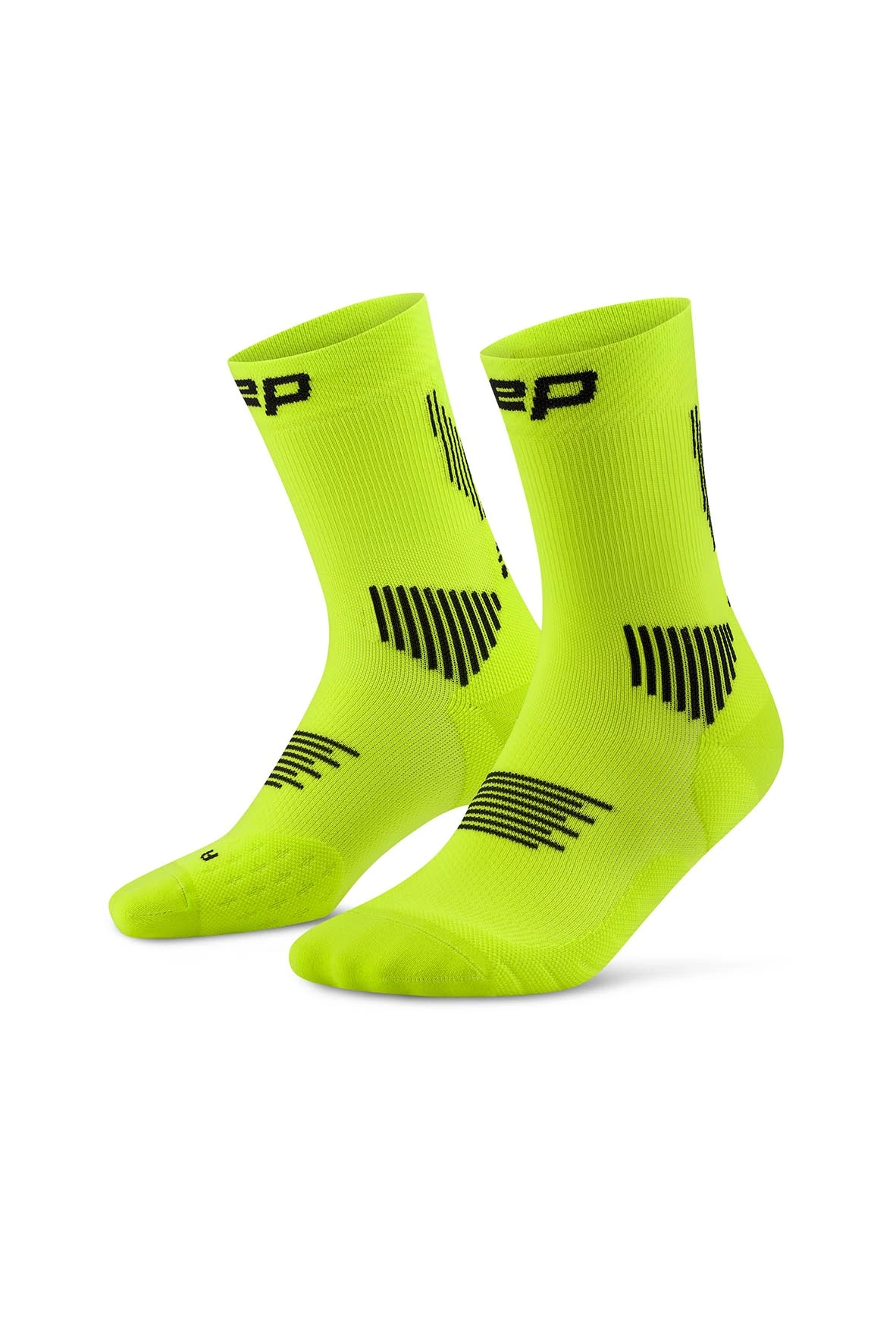 CEP ponožky 5.0 M lime-black Velikost: IV
