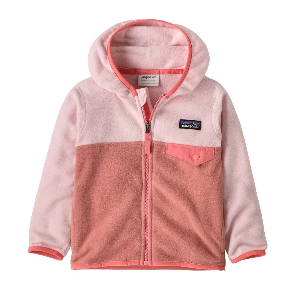 Patagonia bunda Baby Micro D Snap-T Jkt moment pink Velikost: 2T