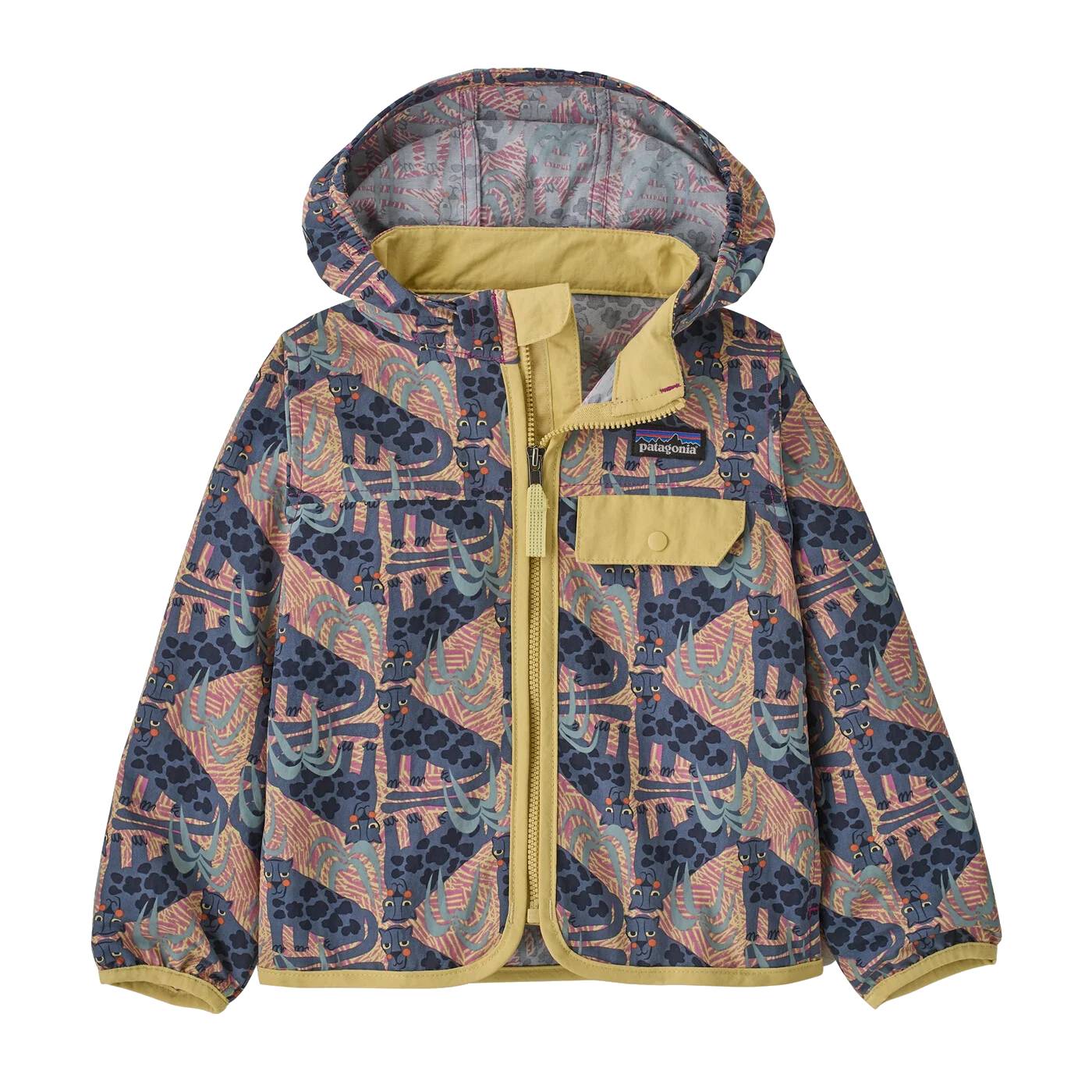 Patagonia bunda Baby Baggies Jkt jaggy- faded magenta Velikost: 5T