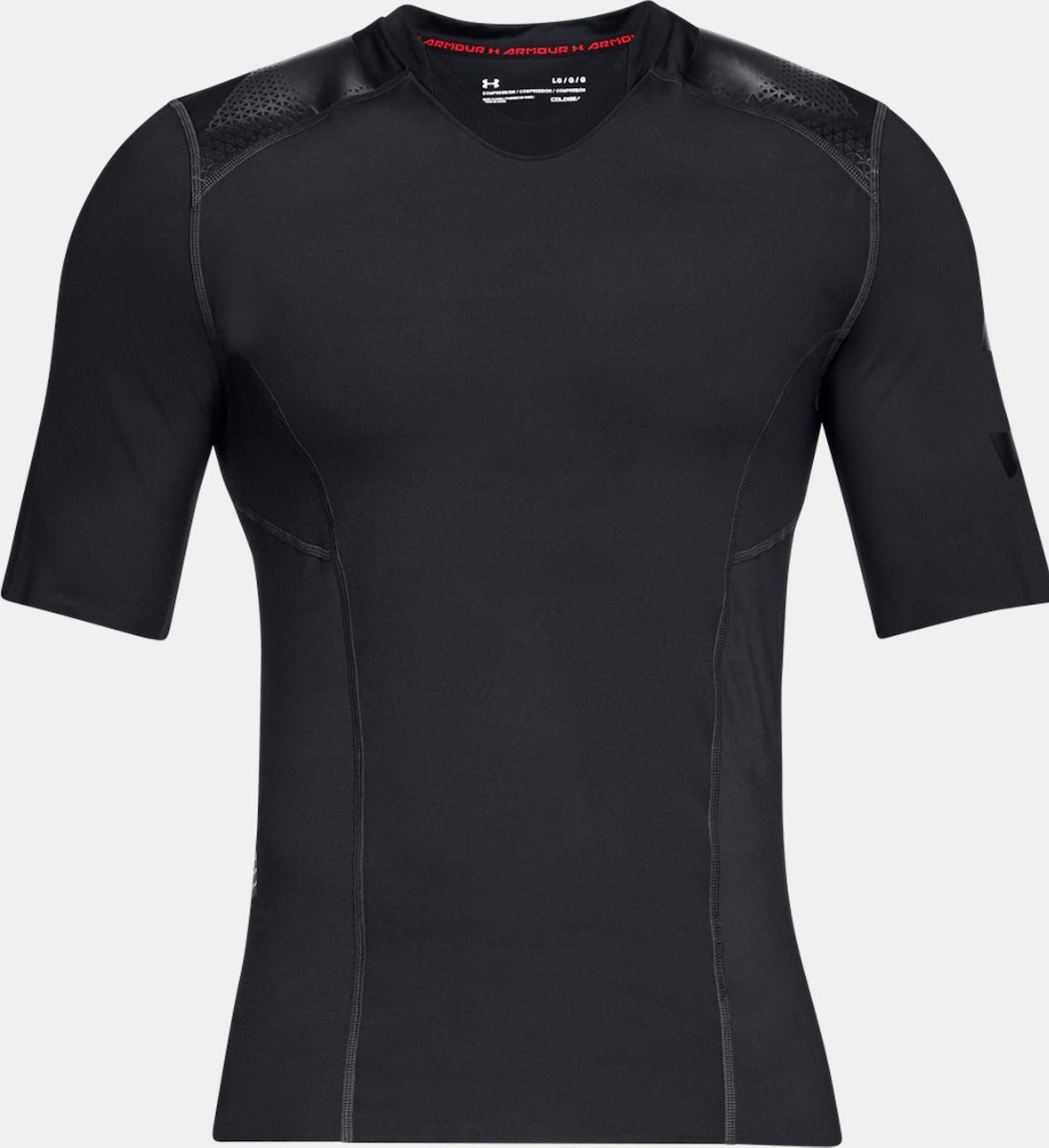 Under Armour - tričko KR Perpetual Superbase Half Slv BLACK Velikost: 3XL