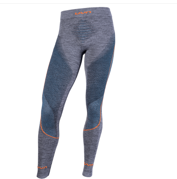 nohavice T UYN MAN AMBITYON UW PANTS MEDIUM MELANGE black melange/atlatic/orangeshiny Velikost: XXL