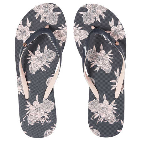 Roxy obuv PORTOFINO II black flower Velikost: 6