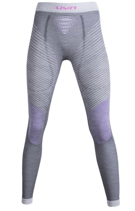 UYN - nohavice T FUSYON UW PANTS LONG anthracite/purple/pink Velikost: L/XL