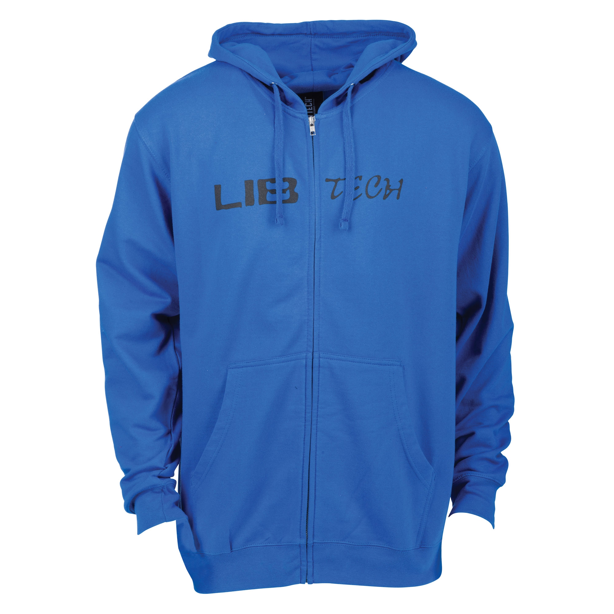 Lib-tech - mikina LOGO HOODED ZIP royal blue Velikost: L