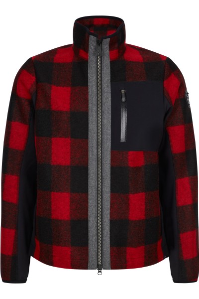 Sportalm - mikina Slope Karo o.K. racing red Velikost: 50