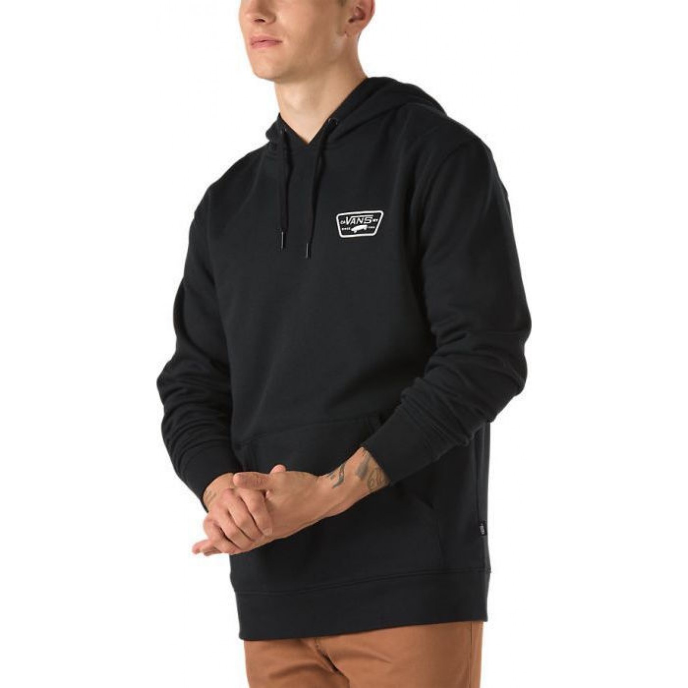 Vans mikina MN FULL PATCHED PO I black Velikost: XL