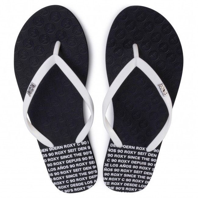 Roxy - šľapky VIVA STAMP II J SNDL black platina Velikost: 8