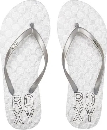 Roxy - šľapky VIVA STAMP II J SNDL BPT silver Velikost: 8