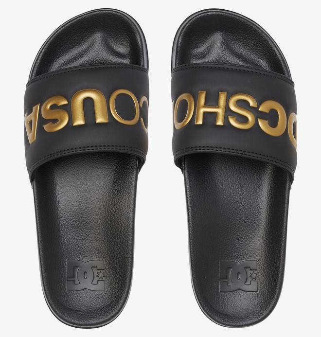 DC - šľapky DC SLIDE SE black gold Velikost: 10