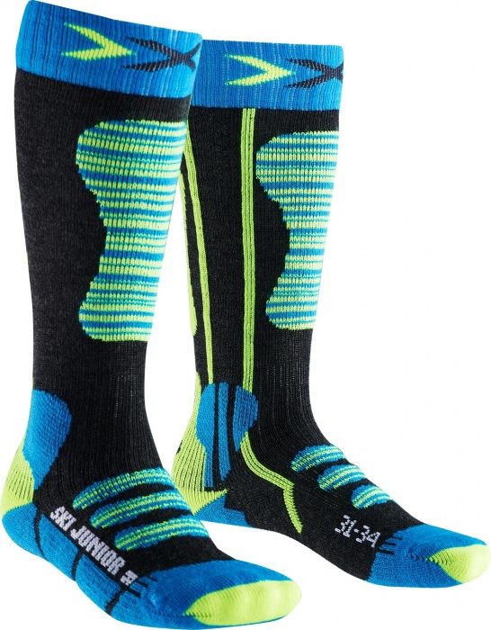X-Bionic - ponožky T X-SOCKS SKI JUNIOR blue Velikost: 24/26