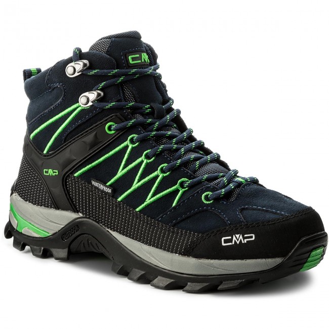 CMP obuv RIGEL MID TREKKING SHOE WP black/neon Velikost: 44