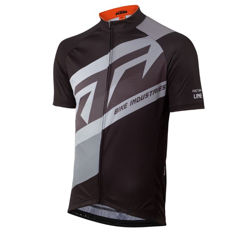 KTM trikot Factory Line Race black/grey Velikost: M