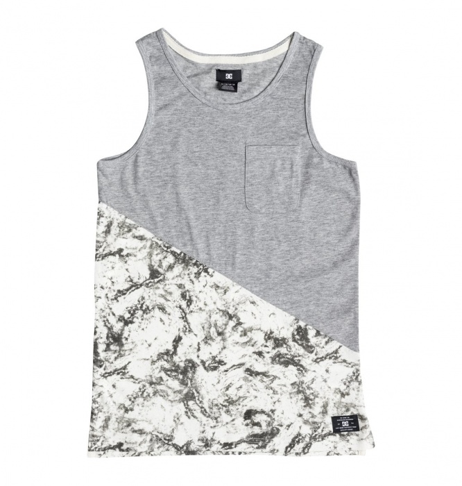DC - tričko BR BLOOMINGTON TANK BOY LILY WHITE STORM PRINT Velikost: 16