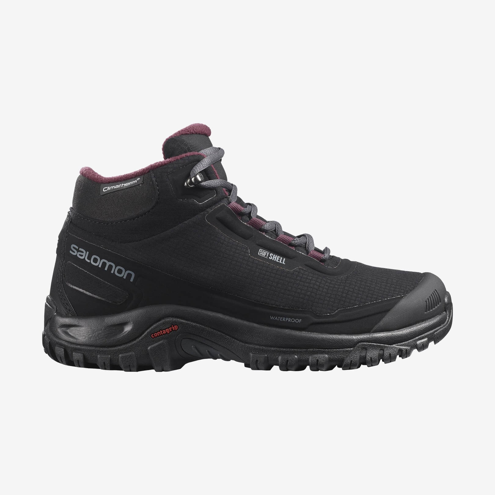 Salomon obuv Shelter Cs Wp W black wine Veľkosť EU: 37 1/3