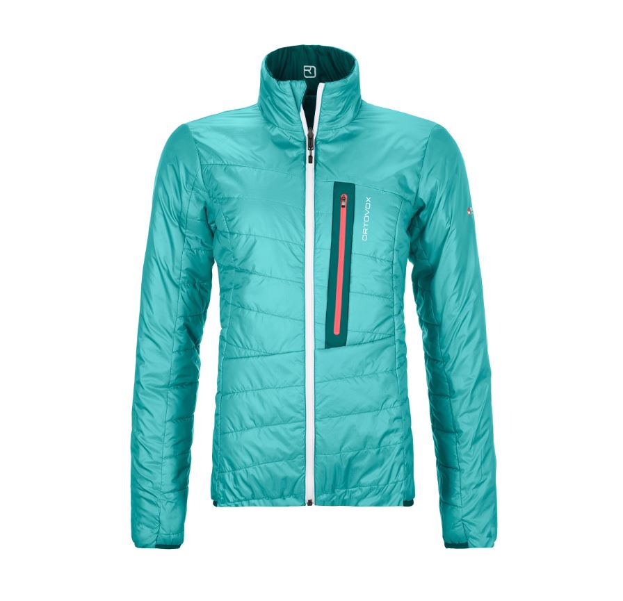 Ortovox bunda Swisswool Piz Bial Jacket W pacific green Velikost: M