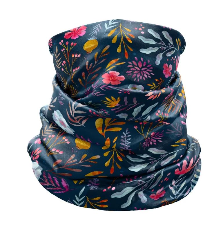 Crazy Idea nákrčník Crazy Neck Gaiter Light flower Velikost: UNI