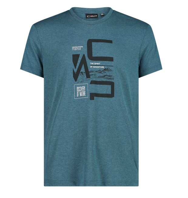 CMP tričko Man T-Shirt blue Velikost: M