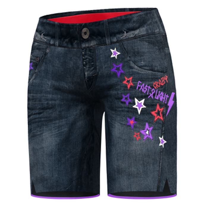 CRAZY IDEA Crazy šortky Wonder Magic Woman black zebra Velikost: XS
