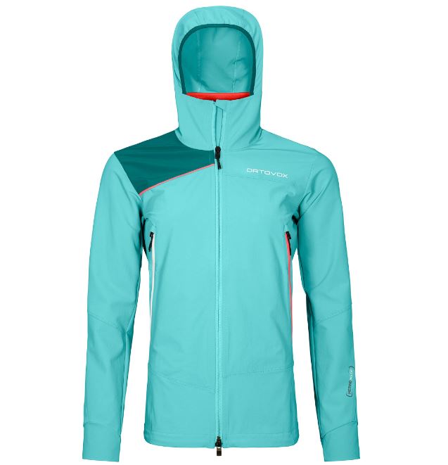 Ortovox bunda W's Pala Hooded Jacket ice waterfall Velikost: M