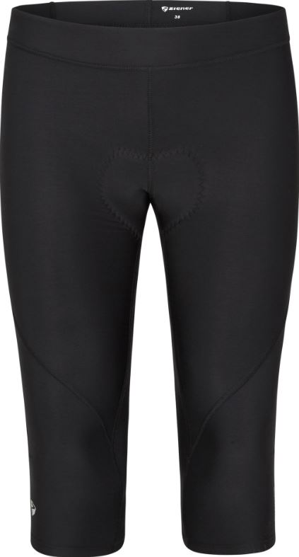 Ziener nohavice 3/4 Nebia X-function black Velikost: 38