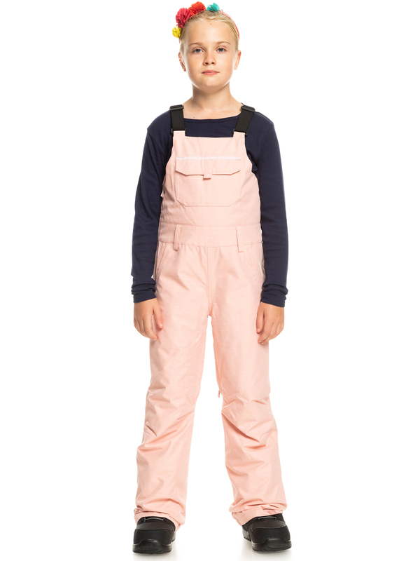 Roxy nohavice Non Stop Bib Girl mellow rose Velikost: 14