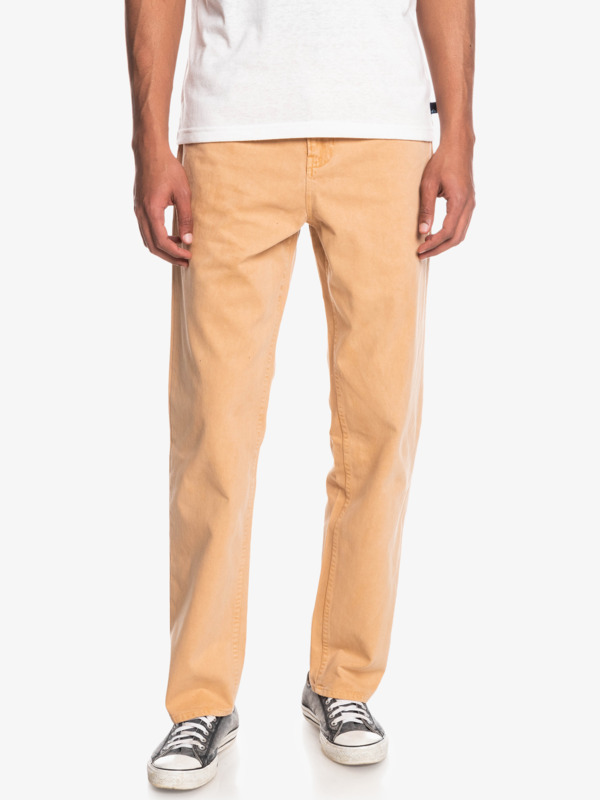 Quiksilver nohavice Natural Dye brown sugar Velikost: 31