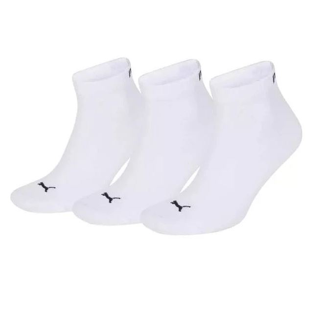 Puma ponožky Sneaker Plain 3P white Velikost: 39-42