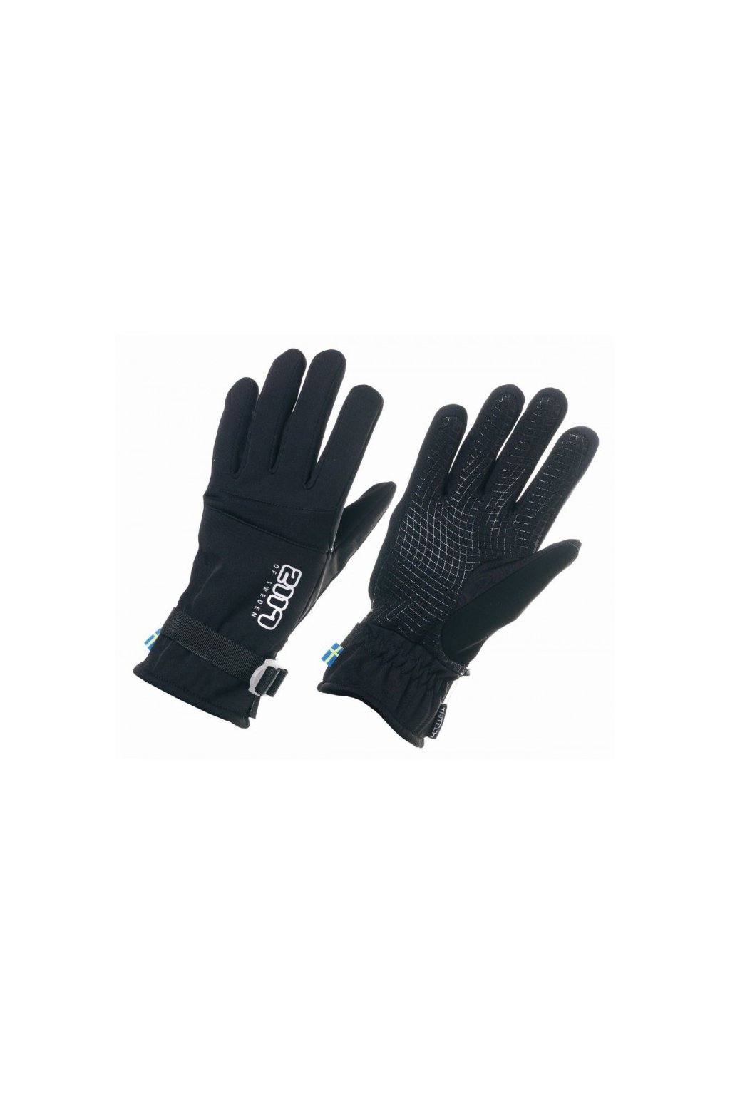 2117 OF SWEDEN - lyžiarske rukavice Hammra black (Velikost 6-8)