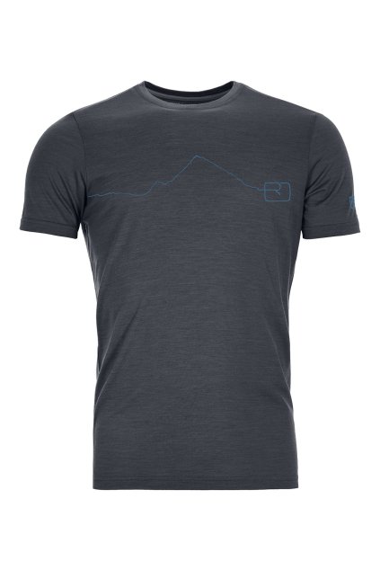 Ortovox - tričko KR 120 Tec Mountain T-Shirt black steel