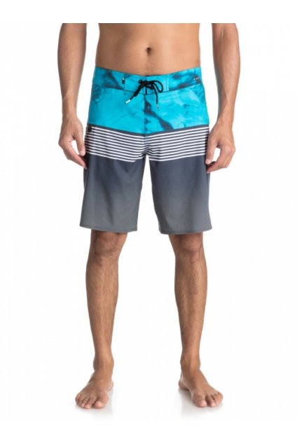 QUIKSILVER - šortky B HIGHLINE LAVA DIVISION 19 black (Velikost 30)