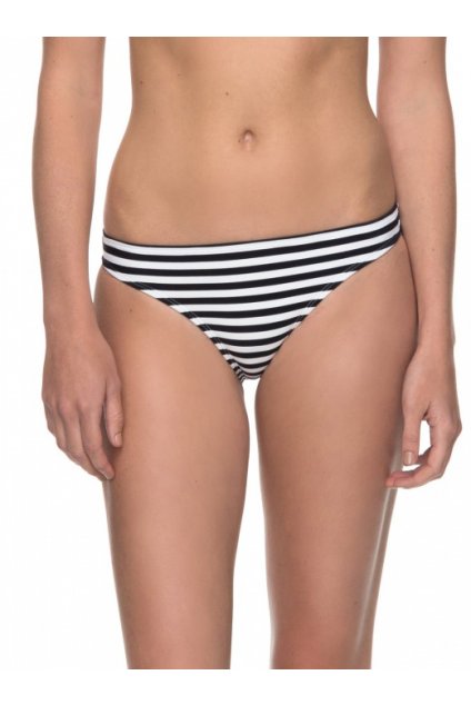 ROXY - plavky PRT ROXY ESSEN SURFER bright white basic stripe (Velikost L)