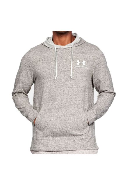 UNDER ARMOUR - mikina SPORTSTYLE TERRY HOODIE light grey (Velikost LG)