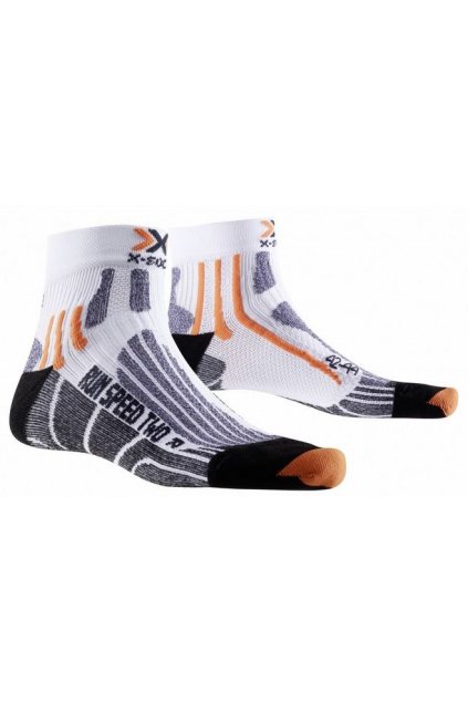 X-bionic - ponožky X-SOCKS RUN SPEED TWO white/black (Velikost 39-41)