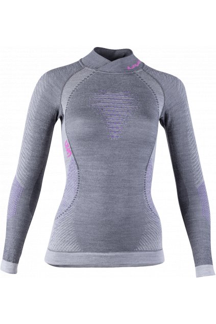 UYN tričko Uyn Lady Fusyon UW Shirt LG_SL.Turtleneck grey (Velikost L-XL)