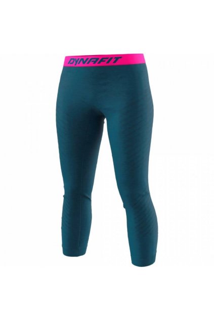 Dynafit legíny Tour Light Merino W 3/4 Tight petrol (Velikost L)