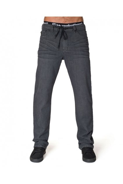 Horsefeathers - rifle ASPHALT DENIM PANTS dark gray 28 (Velikost 30)