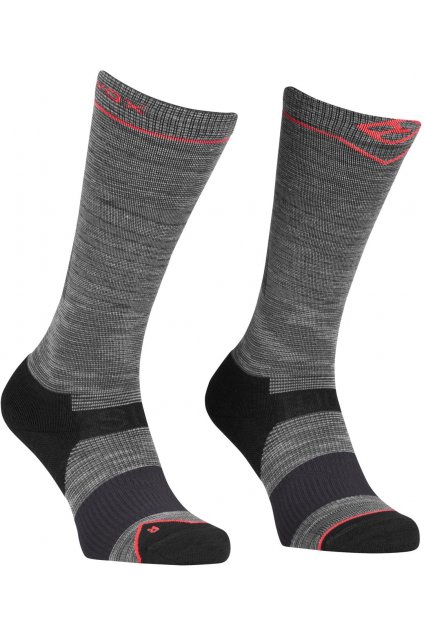 Ortovox ponožky Ski Tour Lt Comp Long Socks W iron grey blend (Velikost 35-38)